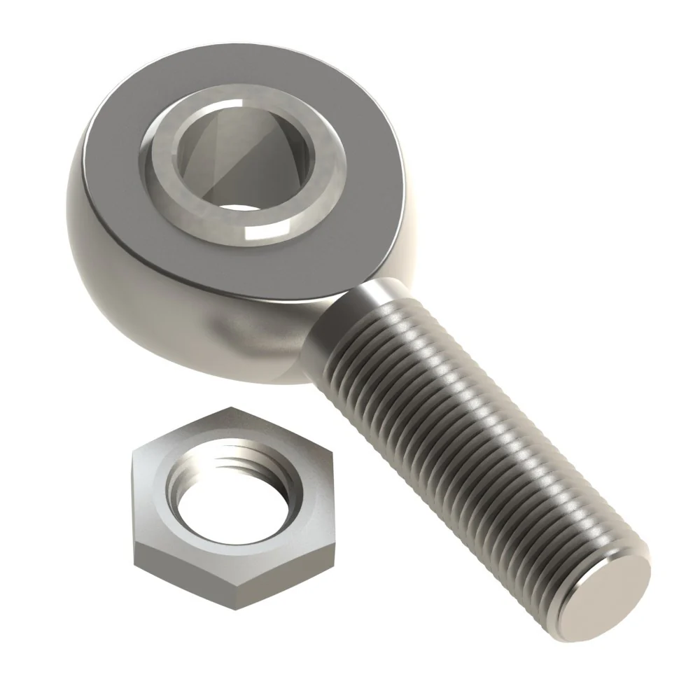 1/2" Chome moly rod end (Left-hand male)