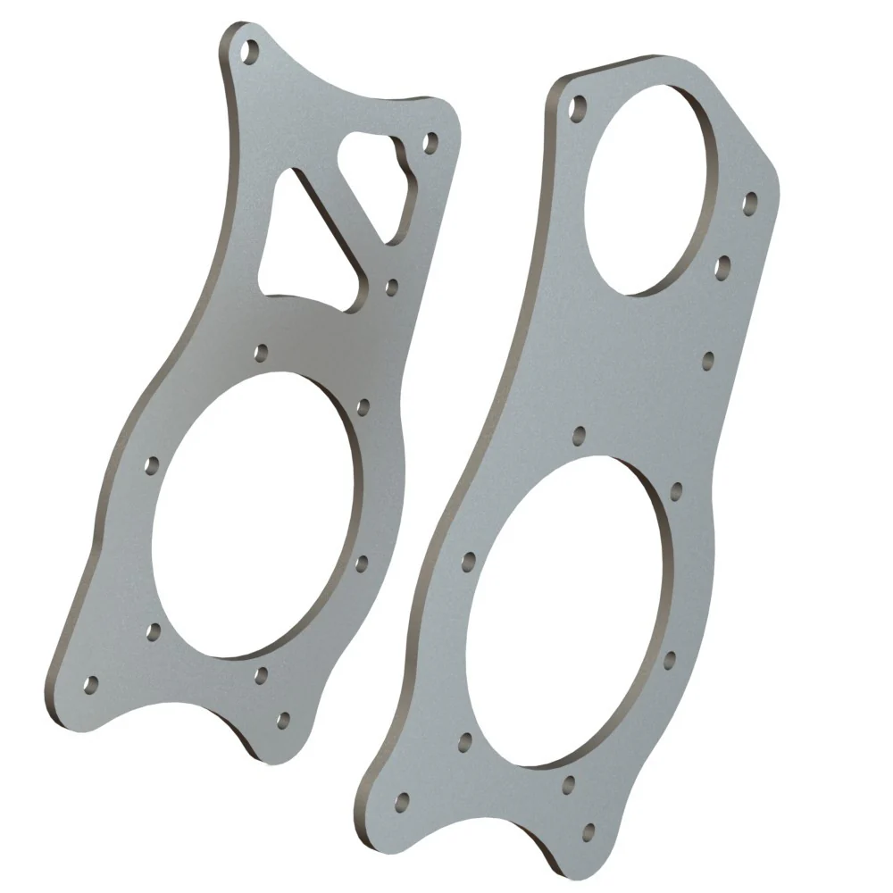 CV2 Adjuster plates with reverse motor mount