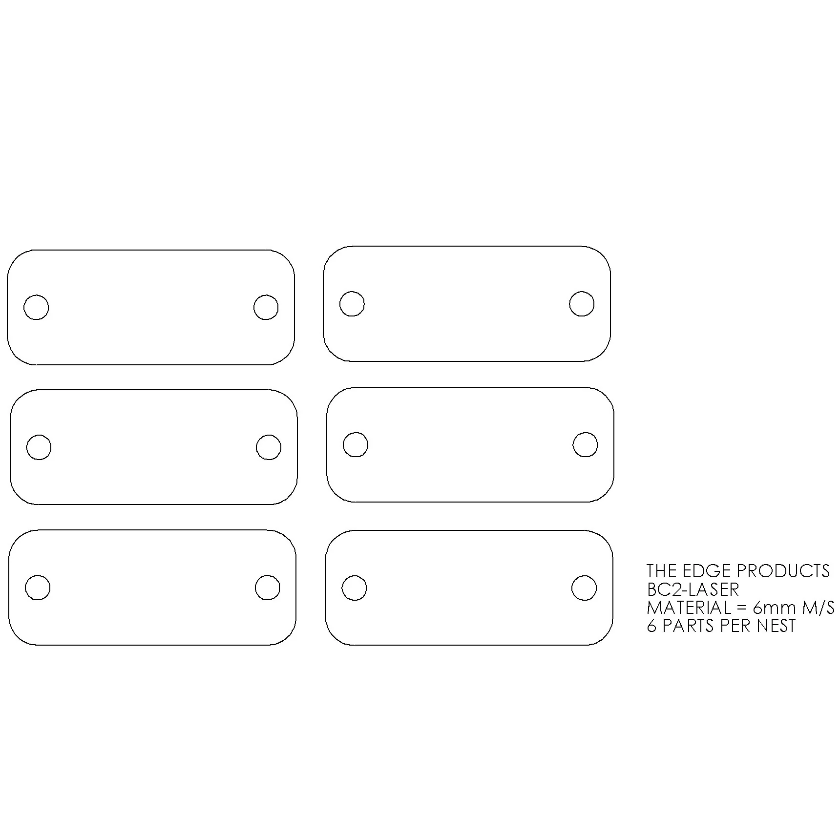 Barracuda Mk II Chassis Brackets Laser Files - Image 2