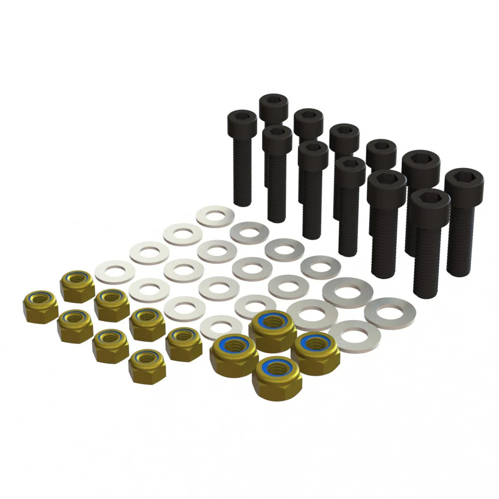 Bolt kit for caliper mounts