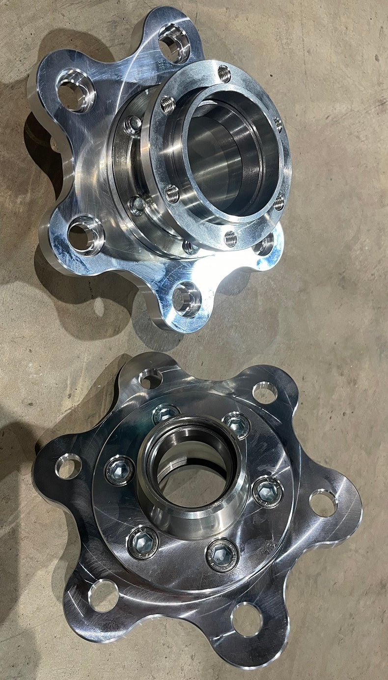 Front wheel hubs, six stud - Image 3