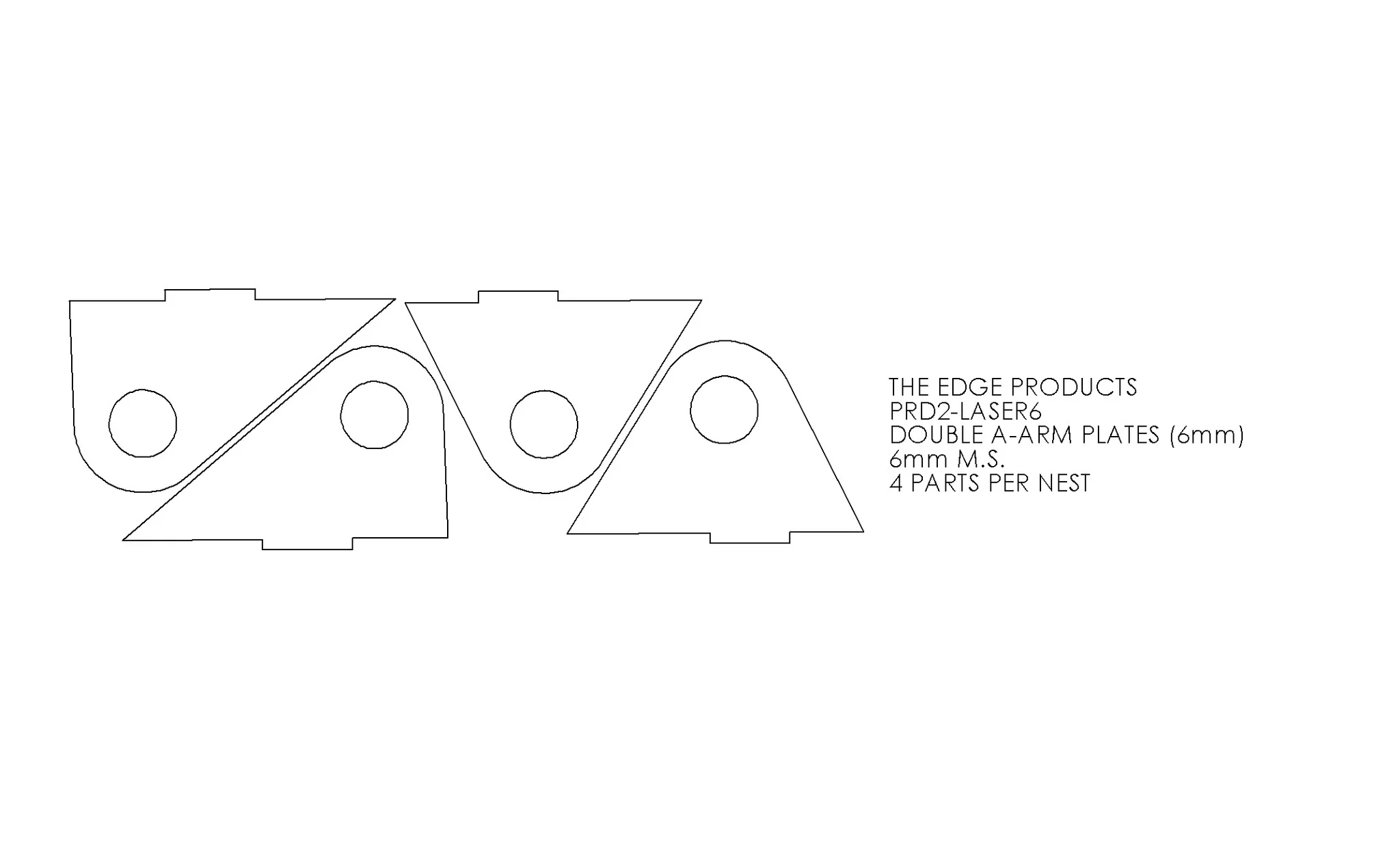 Piranha III Double A Arm Front Suspension Laser Files - Image 4