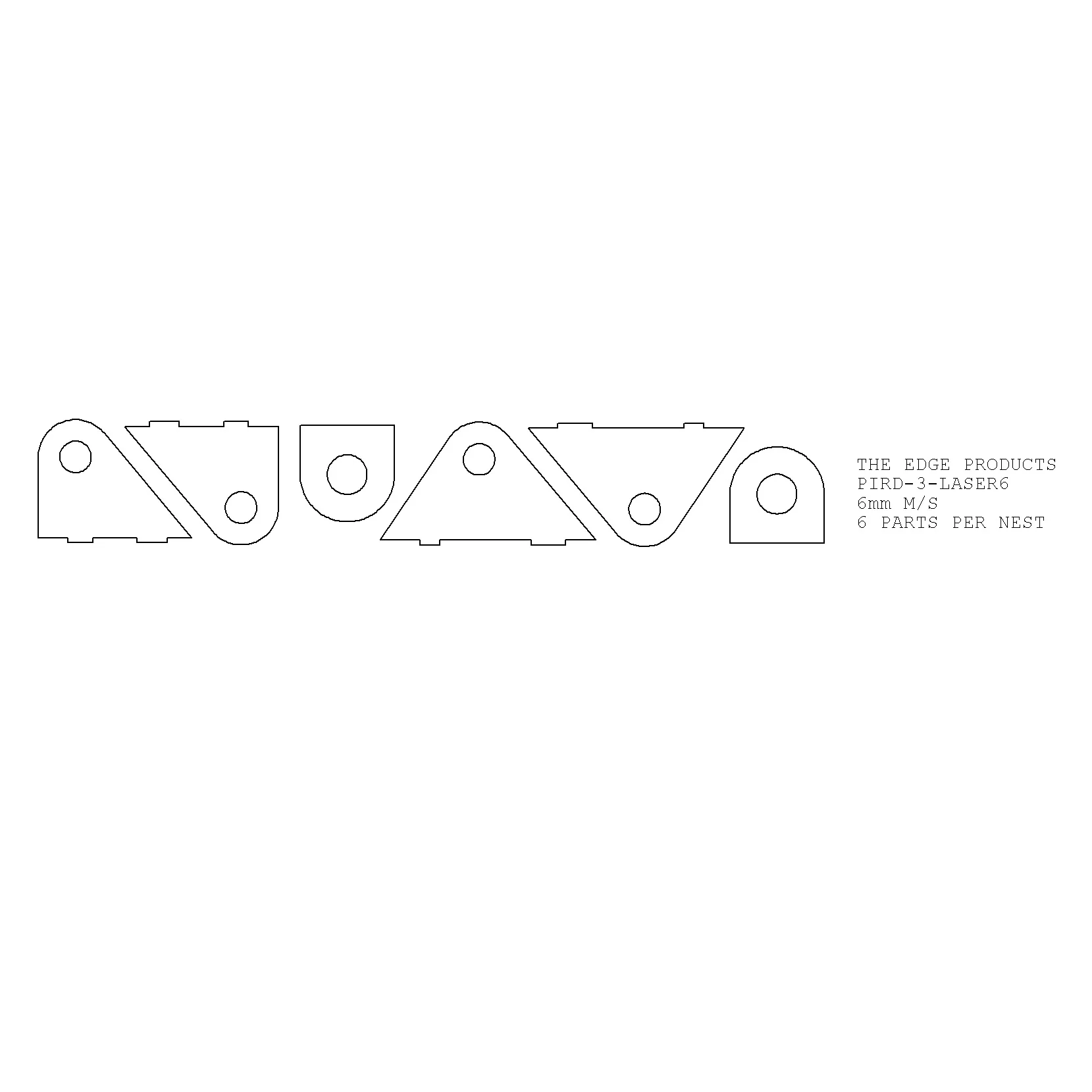 SW & PIR II DAA chassis modification Laser Files - Image 2