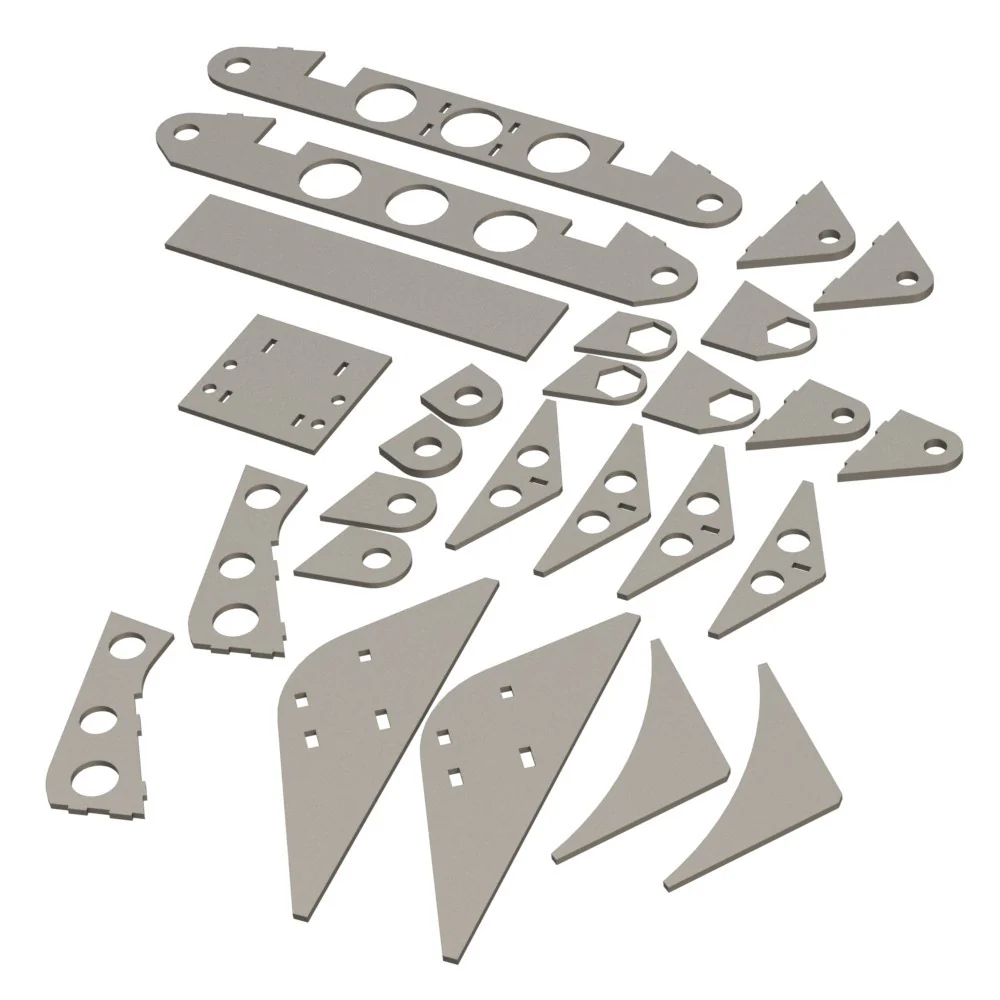 SW & PIR II DAA chassis modification plates